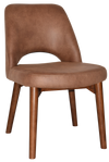 CHAIR ALBURY TIMBER LIGHT WALNUT + EASTWOOD TAN