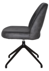 CHAIR ALBURY TRESTLE V2 BLACK + EASTWOOD SLATE