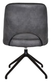 CHAIR ALBURY TRESTLE V2 BLACK + EASTWOOD SLATE