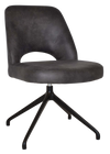 CHAIR ALBURY TRESTLE V2 BLACK + EASTWOOD SLATE