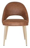 CHAIR CHEVRON METAL BIRCH + EASTWOOD TAN