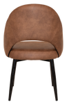 CHAIR CHEVRON METAL BLACK + EASTWOOD TAN
