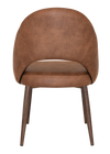 CHAIR CHEVRON METAL LIGHT WALNUT + EASTWOOD TAN