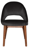 CHAIR CHEVRON TIMBER LIGHT WALNUT + REGIS CHARCOAL
