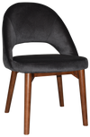 CHAIR CHEVRON TIMBER LIGHT WALNUT + REGIS CHARCOAL