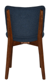 CHAIR DAKOTA UPH2 LIGHTWALNUT - GRAVITY NAVY