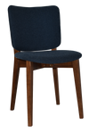 CHAIR DAKOTA UPH2 LIGHTWALNUT - GRAVITY NAVY