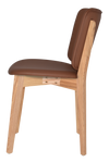 CHAIR DAKOTA UPH 2 NATURAL - VINYL TAN