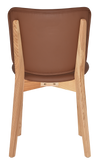 CHAIR DAKOTA UPH 2 NATURAL - VINYL TAN