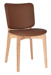 CHAIR DAKOTA UPH 2 NATURAL - VINYL TAN