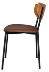 CHAIR MARCO LIGHTOAK - VINYL TAN