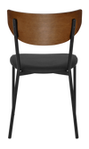 CHAIR MARCO BLACK - LIGHTWALNUT - VINYL BLACK