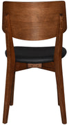 CHAIR PHOENIX LIGHTWALNUT - VINYL BLACK
