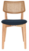 CHAIR PHOENIX RATTAN NATURAL - GRAVITY NAVY