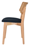 CHAIR PHOENIX RATTAN NATURAL - GRAVITY NAVY