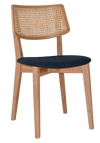 CHAIR PHOENIX RATTAN NATURAL - GRAVITY NAVY