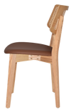 CHAIR PHOENIX RATTAN NATURAL - VINYL TAN