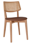 CHAIR PHOENIX RATTAN NATURAL - VINYL TAN