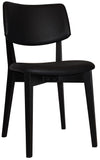 CHAIR PHOENIX UPH 2 BLACK - VINYL BLACK