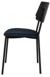 CHAIR TEXAS BLACK - BLACK - GRAVITY NAVY