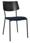 CHAIR TEXAS BLACK - BLACK - GRAVITY NAVY