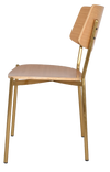 CHAIR TEXAS BRASS - NATURAL (BACK & SEAT)