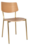CHAIR TEXAS BRASS - NATURAL (BACK & SEAT)
