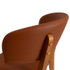 CHAIR TORINO UPH 2 LIGHTOAK - VINYL TAN
