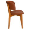 CHAIR TORINO UPH 2 LIGHTOAK - VINYL TAN