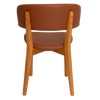 CHAIR TORINO UPH 2 LIGHTOAK - VINYL TAN