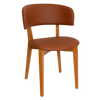 CHAIR TORINO UPH 2 LIGHTOAK - VINYL TAN