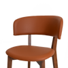 CHAIR TORINO UPH 2 LIGHTWALNUT - VINYL TAN