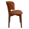 CHAIR TORINO UPH 2 LIGHTWALNUT - VINYL TAN