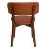 CHAIR TORINO UPH 2 LIGHTWALNUT - VINYL TAN