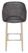 STOOL ALBURY ARM 750 METAL BIRCH + EASTWOOD SLATE