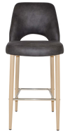 STOOL ALBURY SIDE 750 METAL BIRCH + EASTWOOD SLATE