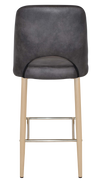 STOOL ALBURY SIDE 750 METAL BIRCH + EASTWOOD SLATE