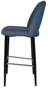 STOOL ALBURY SIDE 750 METAL BLACK + GRAVITY DENIM