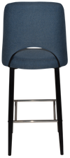 STOOL ALBURY SIDE 750 METAL BLACK + GRAVITY DENIM