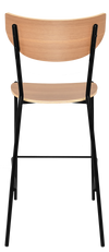 STOOL MARCO BLACK - NATURAL