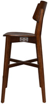 STOOL PHOENIX LIGHT WALNUT