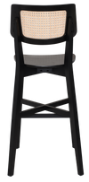 STOOL PHOENIX RATTAN BLACK