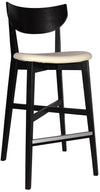 STOOL RIALTO BLACK - UNUPHOLSTERED
