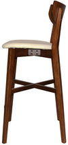 STOOL RIALTO LIGHTWALNUT - UNUPHOLSTERED