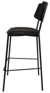 STOOL TEXAS BLACK - VINYL BLACK