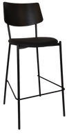 STOOL TEXAS BLACK - VINYL BLACK