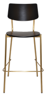 STOOL TEXAS BRASS - BLACK