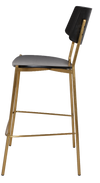 STOOL TEXAS BRASS - BLACK