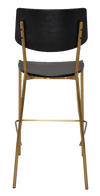 STOOL TEXAS BRASS - BLACK