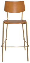 STOOL TEXAS BRASS - LIGHT OAK